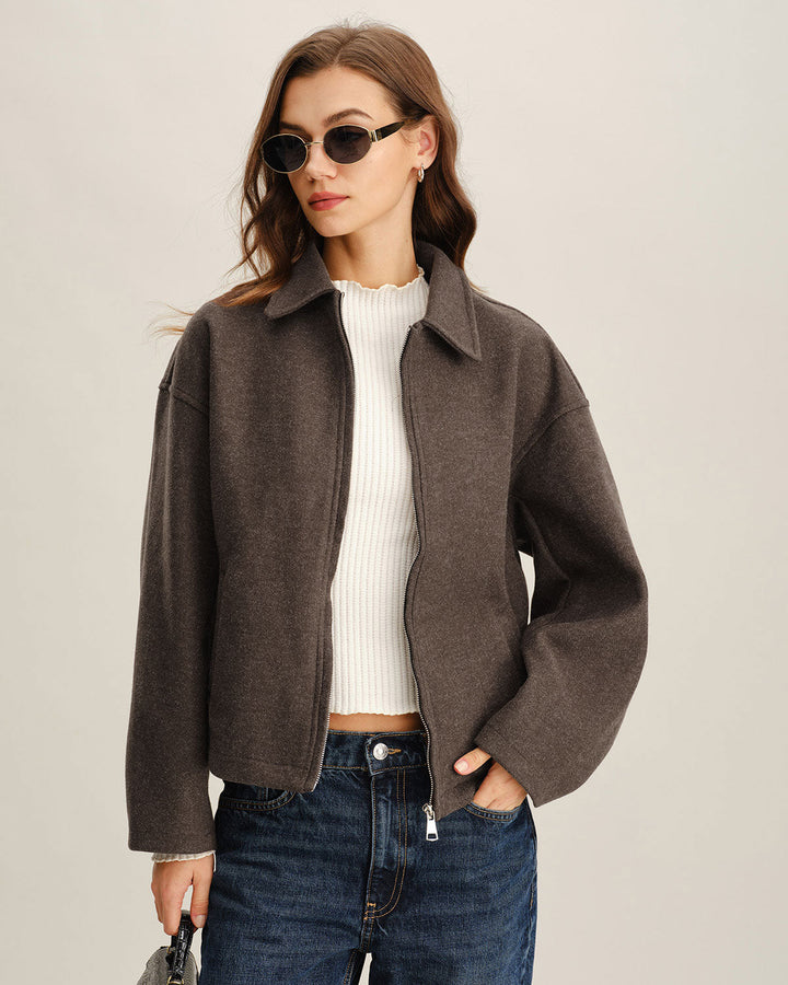 Veste Poches Café