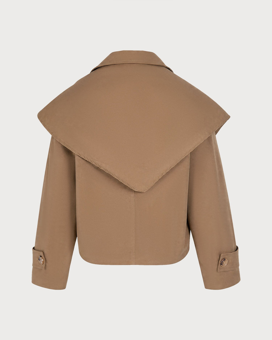 Veste Boutonnée à Manches Chauve-Souris avec Poches