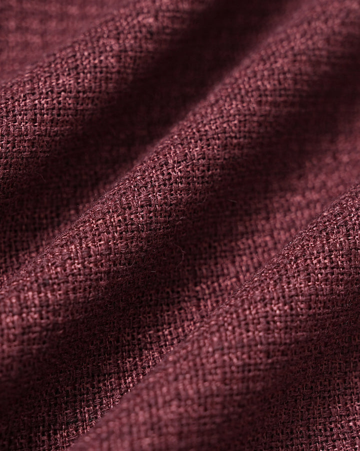 Robe Mini A-Ligne à Bouton Col Rouge