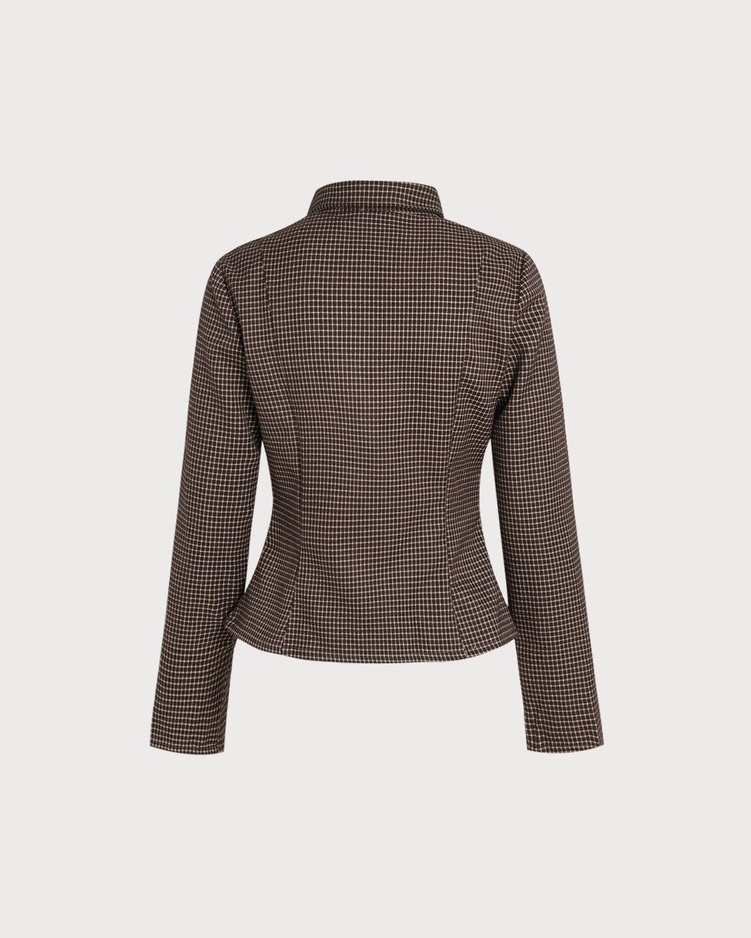 Chemise à Carreaux Coffee Button